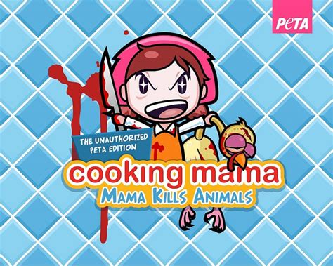peta games|Cooking Mama, The Unauthorized PETA Edition: Mama Kills .